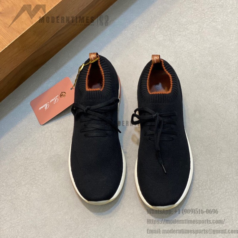 Loro Piana Men's The Gift of Kings® 360 LP Flexy Walk Sneaker FAL0944-8000 – Black Loro Piana The Gift of Kings® 360 LP Flexy Walk Sneaker FAL0944-8000 in Black for Men