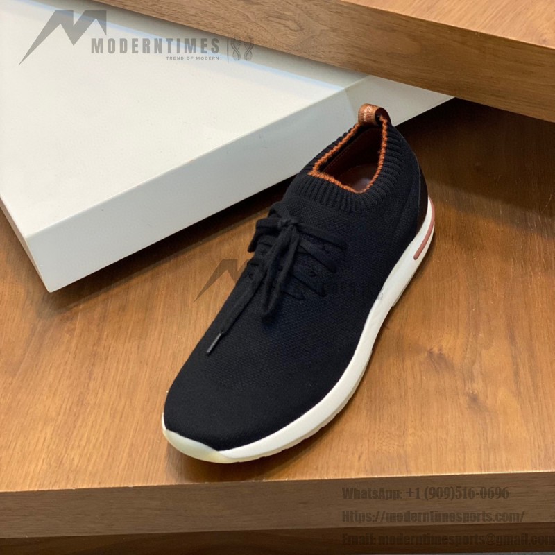 Loro Piana Men's The Gift of Kings® 360 LP Flexy Walk Sneaker FAL0944-8000 – Black Loro Piana The Gift of Kings® 360 LP Flexy Walk Sneaker FAL0944-8000 in Black for Men