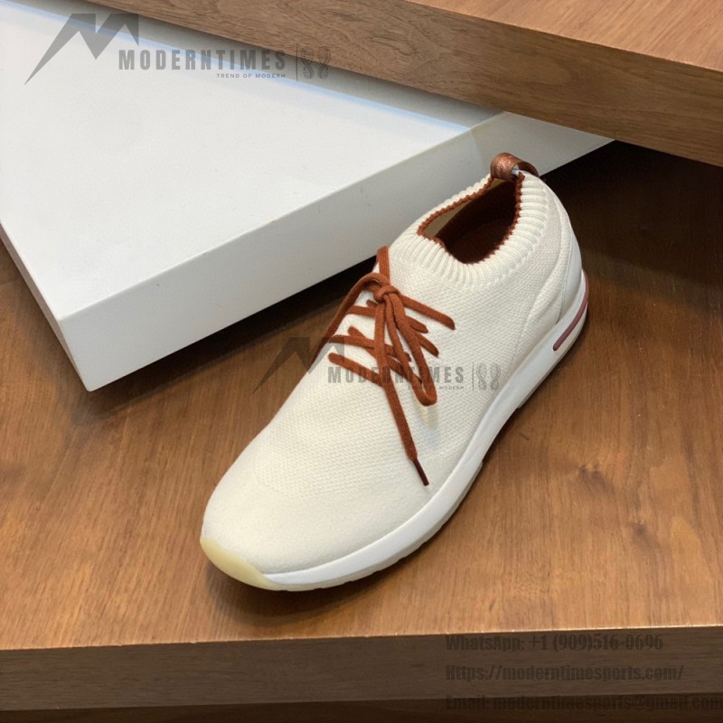 Loro Piana Men's Loro 360 LP Flexy Walk Sneaker FAN9467-106O – Pure Dunes Melange Loro Piana Loro 360 LP Flexy Walk Sneaker FAN9467-106O in Pure Dunes Melange for Men