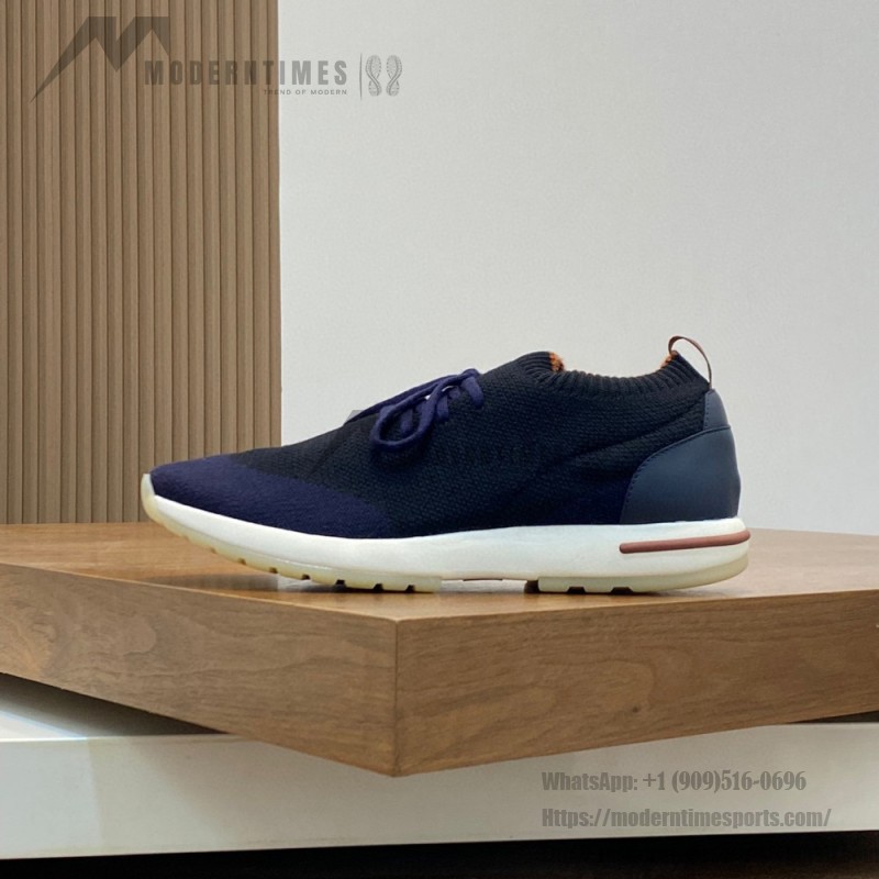 Loro Piana The Gift of Kings® 360 LP Flexy Walk Sneaker FAL0944-W000 Men – Navy-Blue Luxury Casual Shoes Loro Piana The Gift of Kings® 360 LP Flexy Walk Sneaker FAL0944-W000 Men – Navy-Blue Luxury Casual Shoes