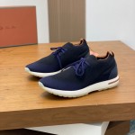 Loro Piana The Gift of Kings® 360 LP Flexy Walk Sneaker FAL0944-W000 Men – Navy-Blue Luxury Casual Shoes Loro Piana The Gift of Kings® 360 LP Flexy Walk Sneaker FAL0944-W000 Men – Navy-Blue Luxury Casual Shoes