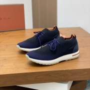 Loro Piana The Gift of Kings® 360 LP Flexy Walk Sneaker FAL0944-W000 Men – Navy-Blue Luxury Casual Shoes