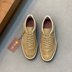 ロロ・ピアーナ メンズ テニスウォーク スニーカー|ライトウッドスモーク スウェード ロロ・ピアーナ テニスウォーク スニーカー FAN8505-H755|ライトウッドスモーク スウェード メンズモデル