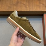 ロロ・ピアーナ テニスウォーク スニーカー FAO1547-511Z｜トンドラグリーン スウェード メンズ用