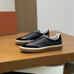 ロロ・ピアーナ テニスウォーク スニーカー FAO1547-W1CQ｜ブラックフィグス スウェード メンズ用
