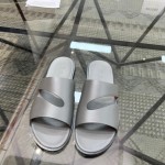 Loro Piana Pilat Plain Walk Sandal FAP1185-8000 Black Footwear Loro Piana Pilat Plain Walk Sandal FAP1185-8000 Black Men's Comfort Sandals Front View