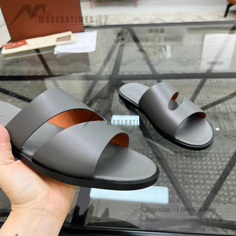 Loro Piana Pilat Plain Walk Sandal FAP1185-8000 Black Footwear Loro Piana Pilat Plain Walk Sandal FAP1185-8000 Black Men's Comfort Sandals Front View