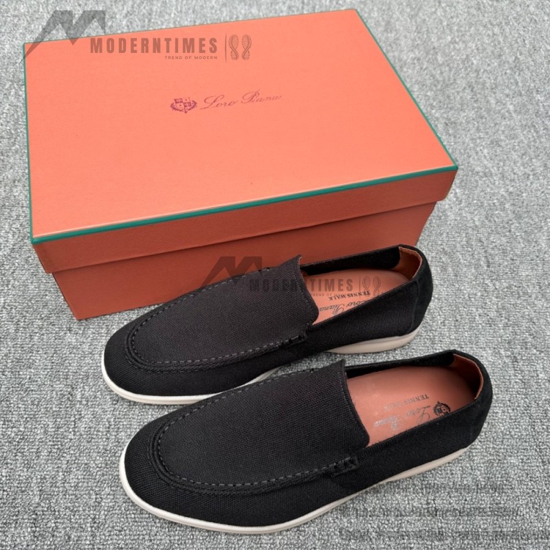 Loro Piana Men's Summer Knitted Walk FAM1581-5D75 – Black Forest Loro Piana Summer Knitted Walk FAM1581-5D75 in Black Forest for Men