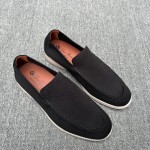 Loro Piana Men's Summer Knitted Walk FAM1581-5D75 – Black Forest Loro Piana Summer Knitted Walk FAM1581-5D75 in Black Forest for Men