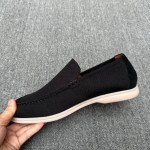 Loro Piana Men's Summer Knitted Walk FAM1581-5D75 – Black Forest Loro Piana Summer Knitted Walk FAM1581-5D75 in Black Forest for Men