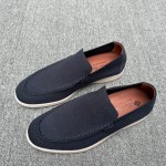 Loro Piana Men's Summer Knitted Walk FAM1581-W000 – Navy Blue Loro Piana Summer Knitted Walk FAM1581-W000 in Navy Blue for Men