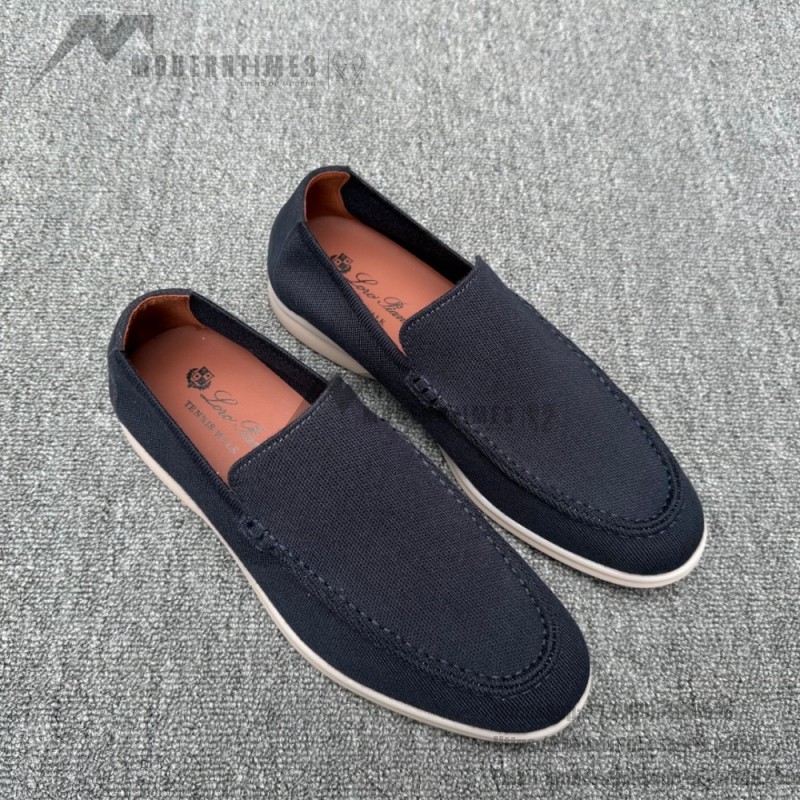 Loro Piana Men's Summer Knitted Walk FAM1581-W000 – Navy Blue Loro Piana Summer Knitted Walk FAM1581-W000 in Navy Blue for Men