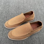 Loro Piana Men's Summer Knitted Walk FAM1581-5D75 – Black Forest Loro Piana Summer Knitted Walk FAM1581-5D75 in Black Forest for Men