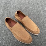 Loro Piana Men's Summer Knitted Walk FAM1581-5D75 – Black Forest Loro Piana Summer Knitted Walk FAM1581-5D75 in Black Forest for Men