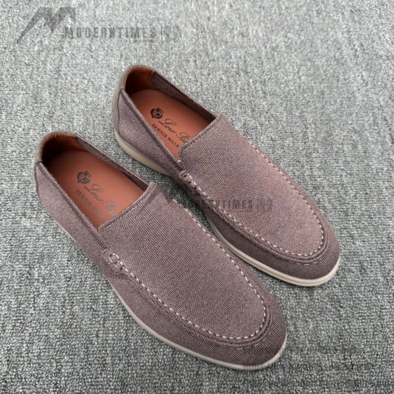 Loro Piana Men's Summer Knitted Walk FAM1581-5D75 – Black Forest Loro Piana Summer Knitted Walk FAM1581-5D75 in Black Forest for Men