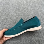 Loro Piana Men's Summer Knitted Walk FAM1581-5D75 – Black Forest Loro Piana Summer Knitted Walk FAM1581-5D75 in Black Forest for Men