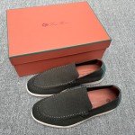Loro Piana Men's Summer Knitted Walk FAM1581-5D75 – Black Forest Loro Piana Summer Knitted Walk FAM1581-5D75 in Black Forest for Men