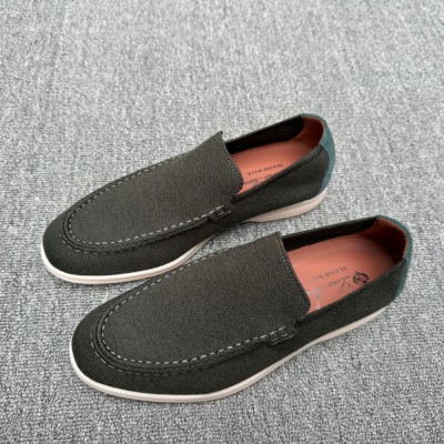 Loro Piana Summer Knitted Walk FAM1581-5D75 Men – Black Forest Luxury Casual Shoes