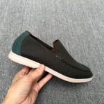 Loro Piana Men's Summer Knitted Walk FAM1581-5D75 – Black Forest Loro Piana Summer Knitted Walk FAM1581-5D75 in Black Forest for Men