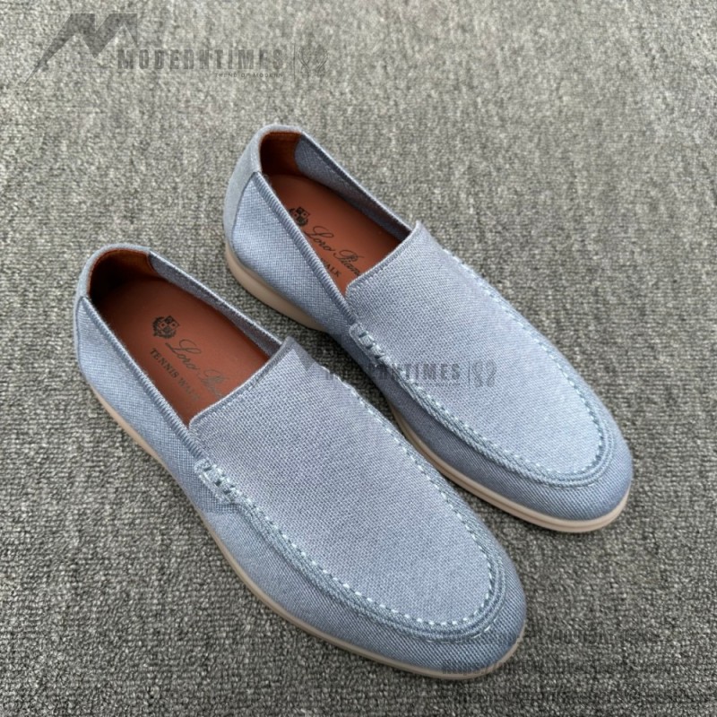 Loro Piana Men's Summer Knitted Walk FAM1581-W000 – Navy Blue Loro Piana Summer Knitted Walk FAM1581-W000 in Navy Blue for Men
