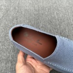 Loro Piana Men's Summer Knitted Walk FAM1581-W000 – Navy Blue Loro Piana Summer Knitted Walk FAM1581-W000 in Navy Blue for Men