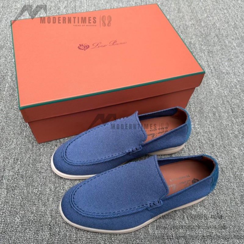 Loro Piana Men's Summer Knitted Walk FAM1581-W000 – Navy Blue Loro Piana Summer Knitted Walk FAM1581-W000 in Navy Blue for Men