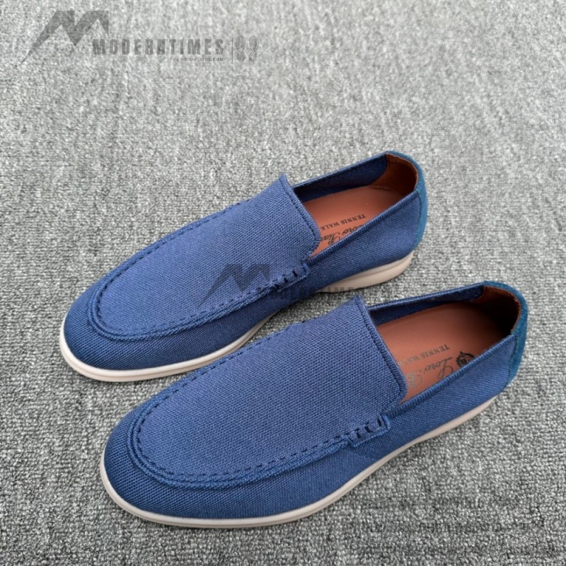 Loro Piana Men's Summer Knitted Walk FAM1581-W000 – Navy Blue Loro Piana Summer Knitted Walk FAM1581-W000 in Navy Blue for Men