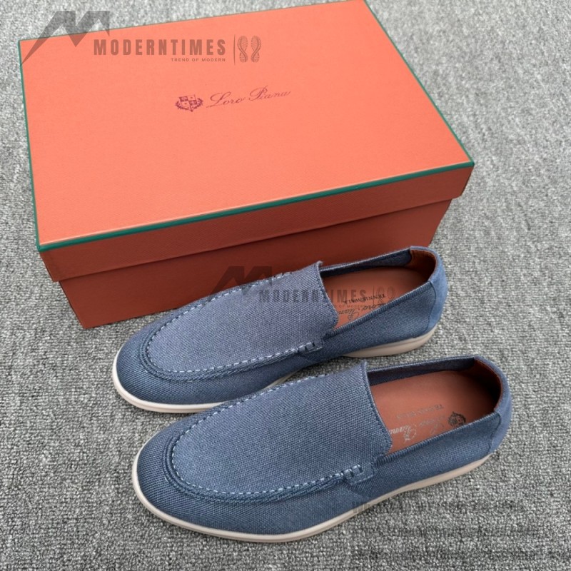 Loro Piana Men's Summer Knitted Walk FAM1581-W000 – Navy Blue Loro Piana Summer Knitted Walk FAM1581-W000 in Navy Blue for Men