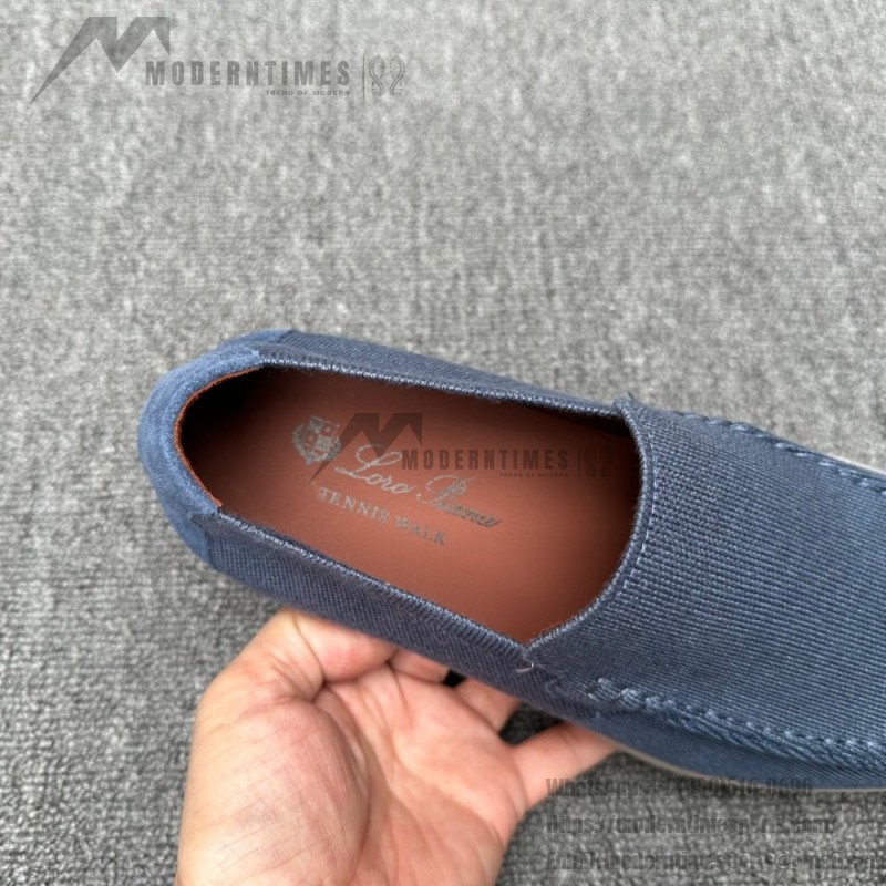 Loro Piana Men's Summer Knitted Walk FAM1581-W000 – Navy Blue Loro Piana Summer Knitted Walk FAM1581-W000 in Navy Blue for Men
