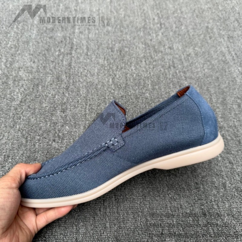 Loro Piana Men's Summer Knitted Walk FAM1581-W000 – Navy Blue Loro Piana Summer Knitted Walk FAM1581-W000 in Navy Blue for Men