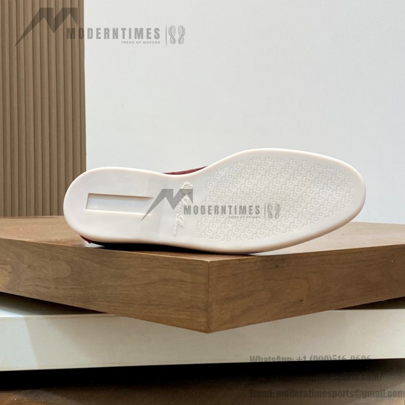 Loro Piana Summer Walk Loafer FAE8124-MD84 Warm Gray Footwear Loro Piana Summer Walk Loafer FAE8124-MD84 Warm Gray Unisex Comfort Shoes Front View