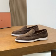 Loro Piana Summer Walk Loafer FAE8124-MD84 Warm Gray | Unisex Designer Comfort Shoes
