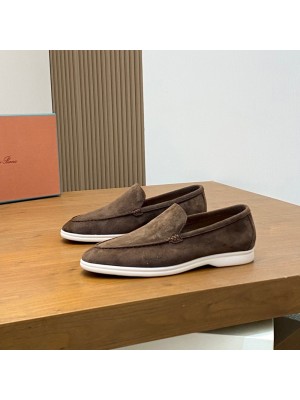 Loro Piana Summer Walk Loafer FAE8124-MD84 Warm Gray | Unisex Designer Comfort Shoes