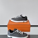 Hermès Herren Sneaker H251075Z 02350 Weiße Modische Freizeitschuhe | Luxusmarke Schuhe