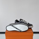 Hermès Herren Sneaker H251075Z 02350 Weiße Modische Freizeitschuhe | Luxusmarke Schuhe