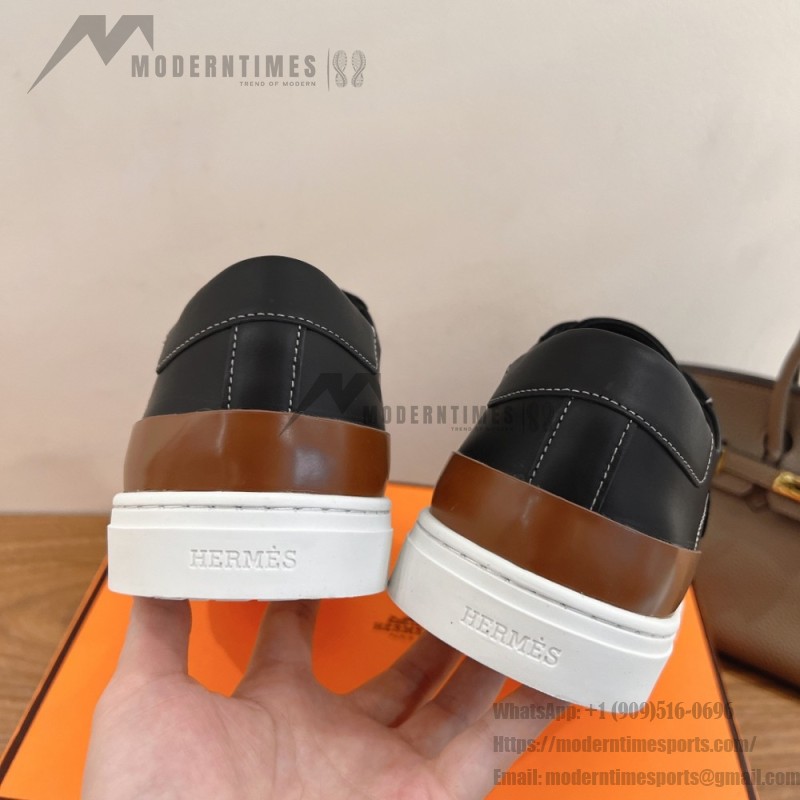 Hermès Deep leather sneakers unisex luxury low-top designer shoes