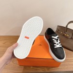 Hermès Deep leather sneakers unisex luxury low-top designer shoes