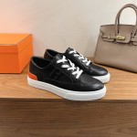 Hermès Deep leather sneakers unisex luxury low-top designer shoes