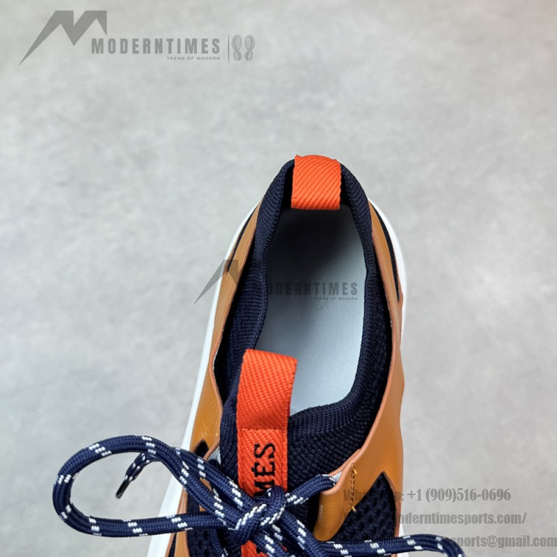 HERMES Katana Marine Naturel men luxury sport sneakers side view