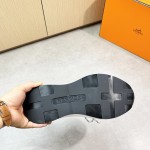 HERMES Katana white men’s luxury sport sneakers side view