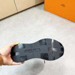 HERMES Katana Sneakers H251981ZH01390 Noir men luxury black sport sneakers side view