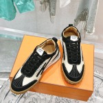 HERMES Jet Sneakers H251134Zv5K340 Beige Lin Naturel luxury mesh sneakers side view