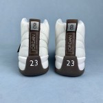 Air Jordan 12 Retro SoleFly FZ5026-100 in White and Baroque Brown Air Jordan 12 Retro SoleFly FZ5026-100 - White with Baroque Brown Accents