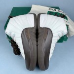 Air Jordan 12 Retro SoleFly FZ5026-100 in White and Baroque Brown Air Jordan 12 Retro SoleFly FZ5026-100 - White with Baroque Brown Accents