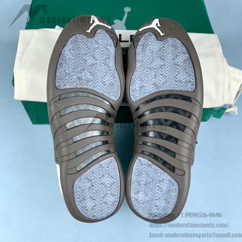 Air Jordan 12 Retro SoleFly FZ5026-100 in White and Baroque Brown Air Jordan 12 Retro SoleFly FZ5026-100 - White with Baroque Brown Accents