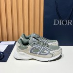 DIOR B30 Sneakers Olive 3SN279ZLY H661 Luxury Unisex Designer Shoes