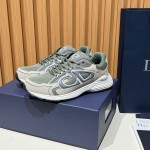 DIOR B30 Sneakers Olive 3SN279ZLY H661 Luxury Unisex Designer Shoes