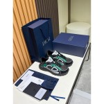 DIOR B30 Deep Gray Green Jun Unisex Designer Sneakers DIOR B30 Deep Gray Green Jun Sneakers Mesh & Calfskin Luxury Shoes