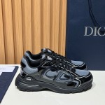 DIOR B30 Black Grey Men’s Luxury Designer Sneakers DIOR B30 Black Grey Sneakers 3SN279ZEH H981 Luxury Mesh and Calfskin Shoes