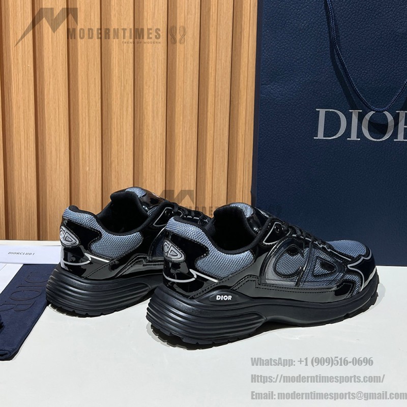 DIOR B30 Black Grey Men’s Luxury Designer Sneakers DIOR B30 Black Grey Sneakers 3SN279ZEH H981 Luxury Mesh and Calfskin Shoes
